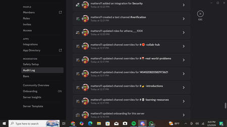 Discord Server Audit to improve security level
